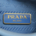 Prada Saffiano Lux Mini Re-Edition Shoulder Bag Blue
