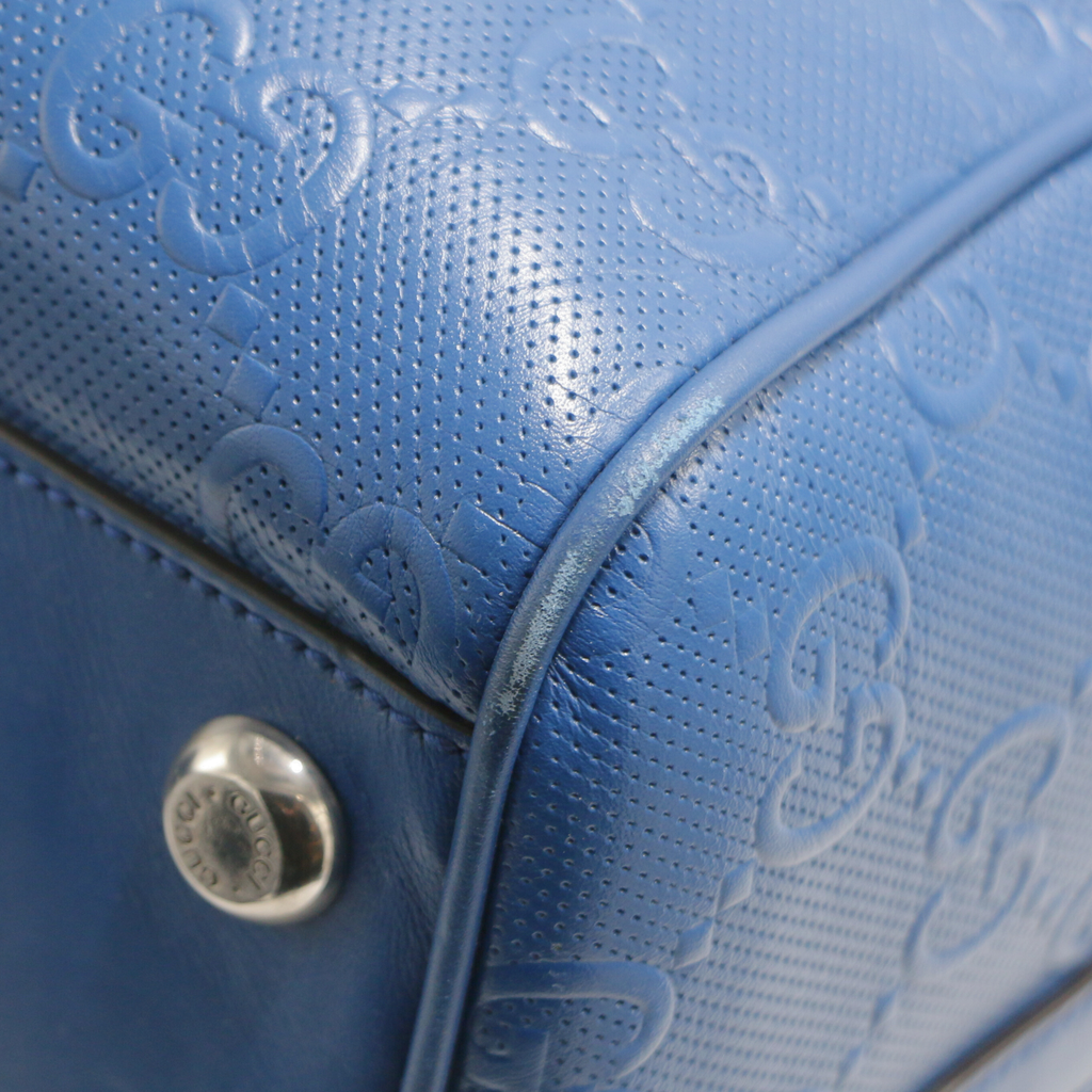 Gucci GG Embossed Large Duffle Blue