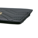Gucci GG Matelasse Chevron Marmont Card Case Black 443127