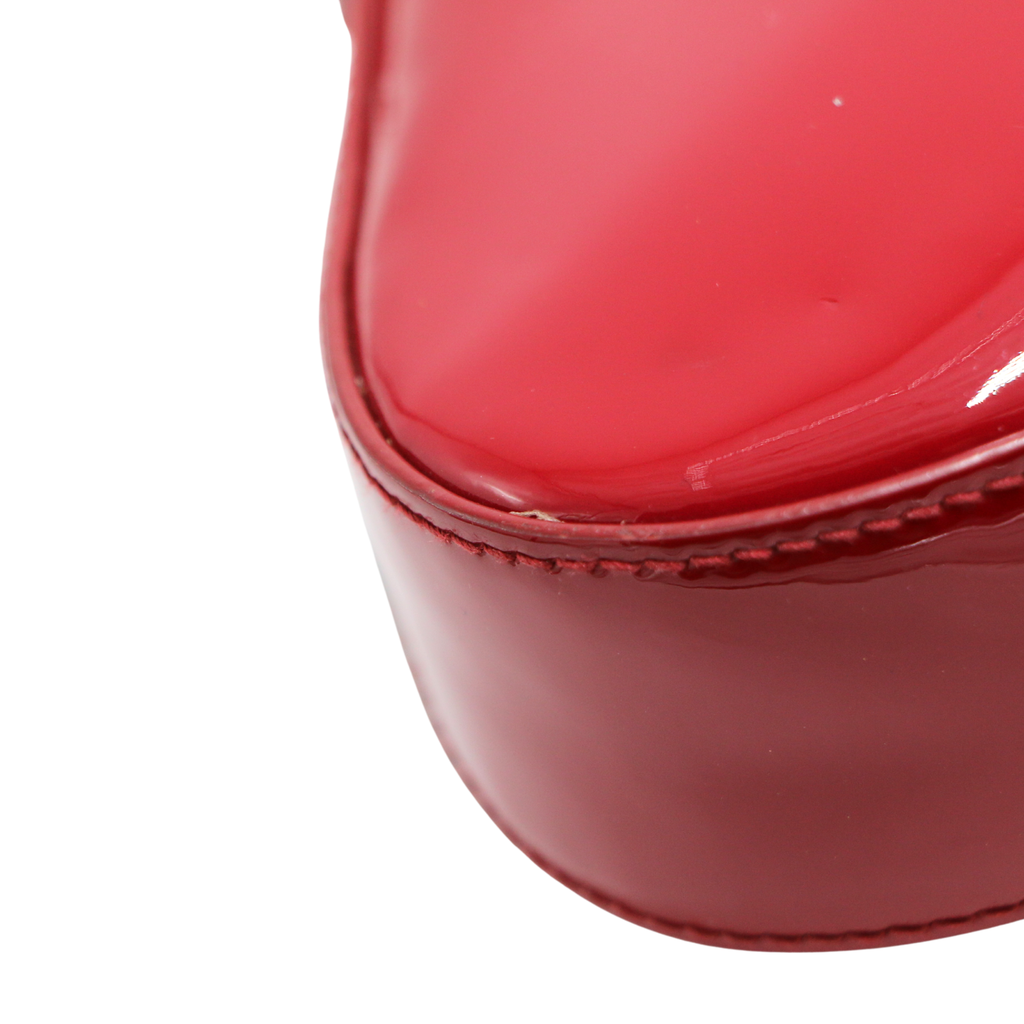 Prada Cleo Cherry Red Patent Shoulder Bag