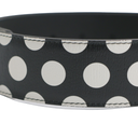 Gucci GG Black Leather Polka Dot Belt 709954 85 34