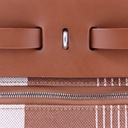 Hermes Vache Hunter Toile H Vibration Herbag Zip Retourne 31 PM Fauve Ecru Beige