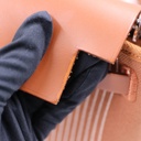 Hermes Vache Hunter Toile H Vibration Herbag Zip Retourne 31 PM Fauve Ecru Beige