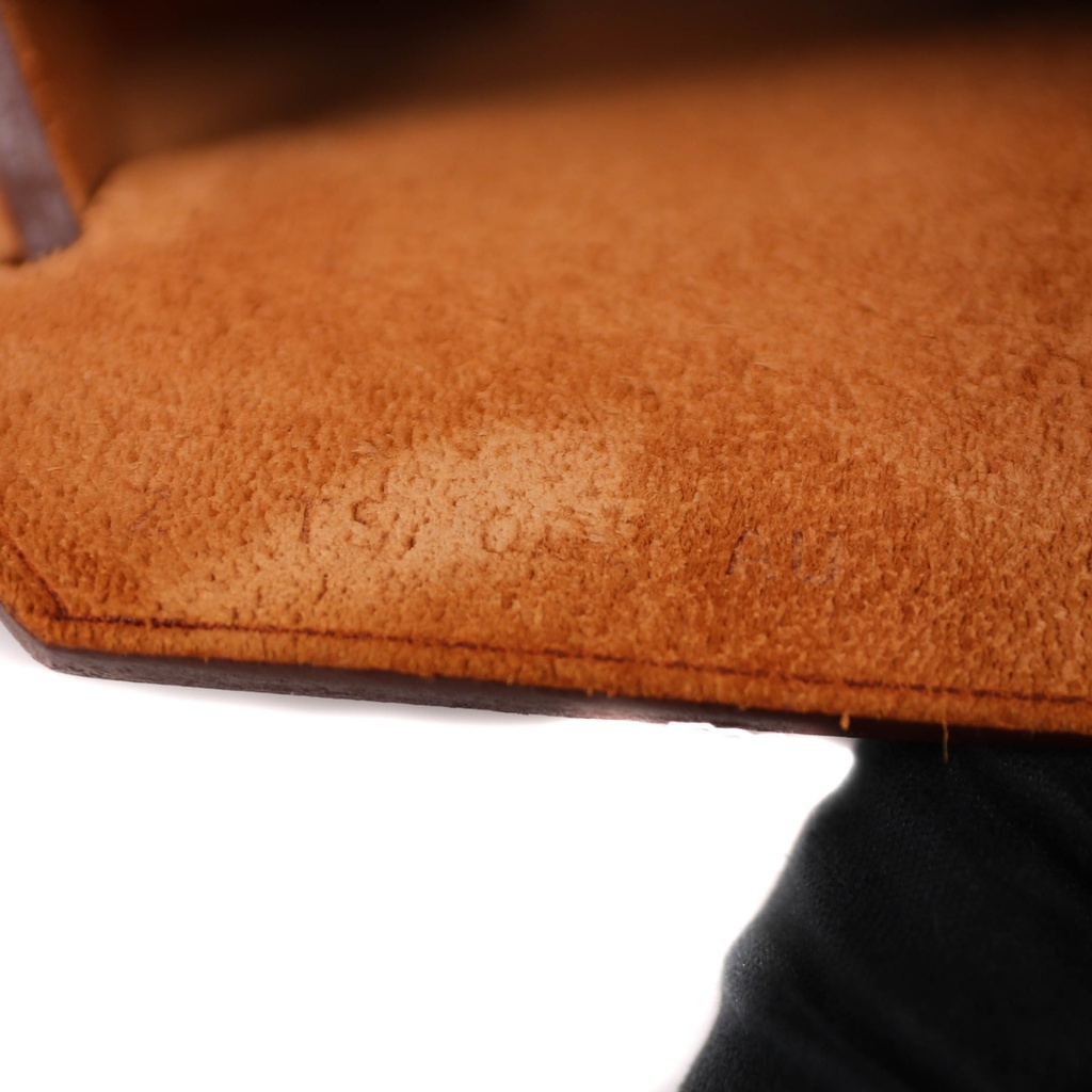 Hermes Vache Hunter Toile H Vibration Herbag Zip Retourne 31 PM Fauve Ecru Beige