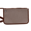 Hermes Vache Hunter Toile H Vibration Herbag Zip Retourne 31 PM Fauve Ecru Beige