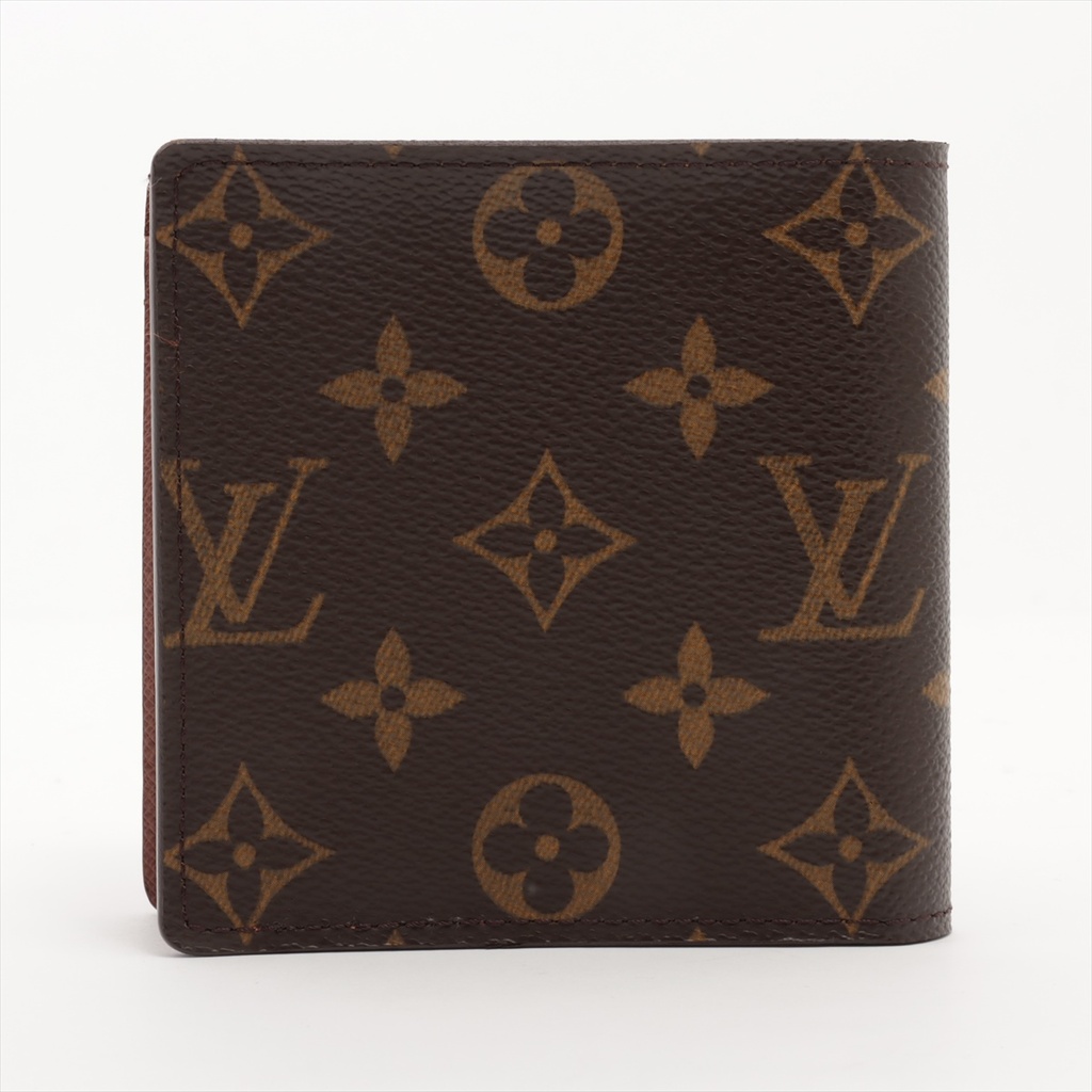 Louis Vuitton - 10490 Monogram Portefeuille Marco Brown Compact Wallet