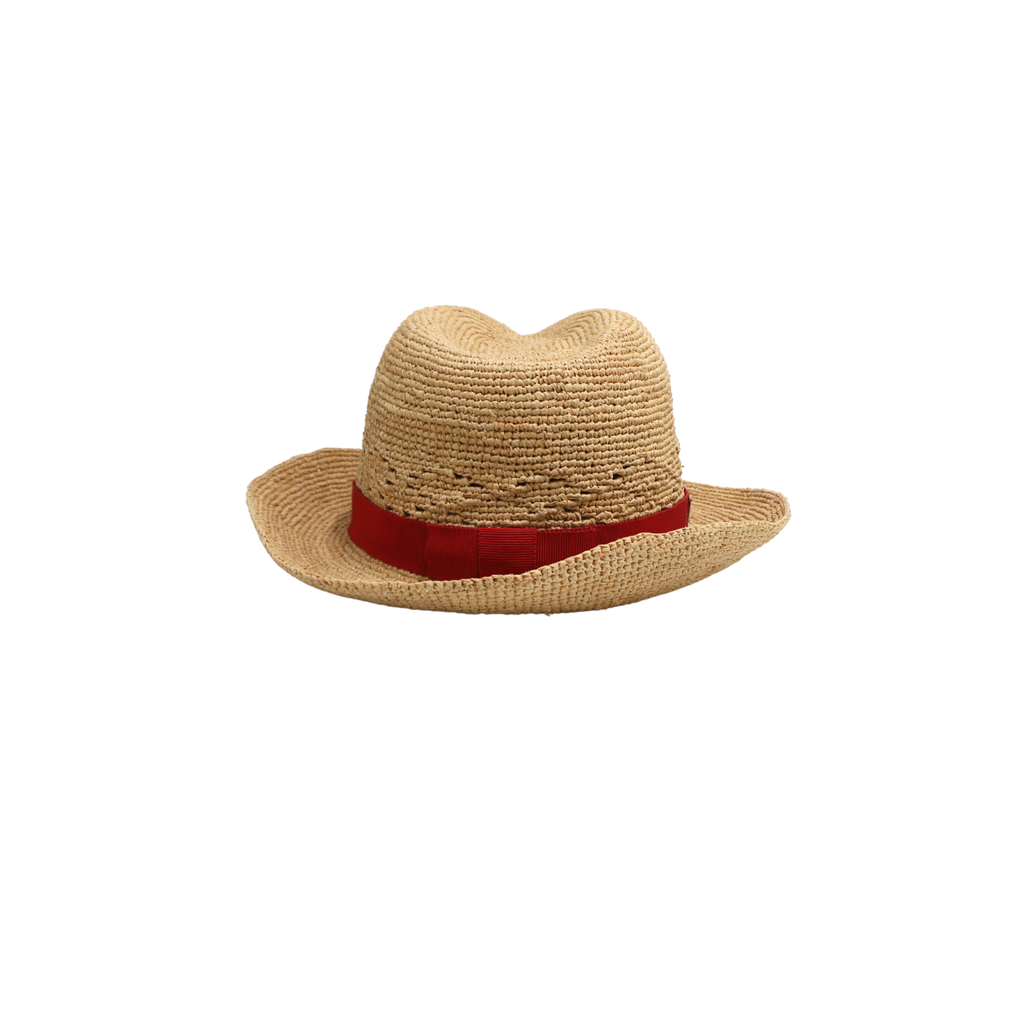 Prada Small Striped Logo Bucket Sun Hat Beige and Yellow