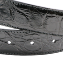 Gucci Interlocking G Crocodile Leather Belt Black 715604 95 38