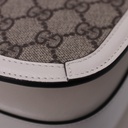 Gucci GG Supreme Horsebit 1955 PVC & Leather Shoulder Bag 602204