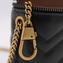 Gucci GG Marmont Mini Top Handle Bag Black 699515