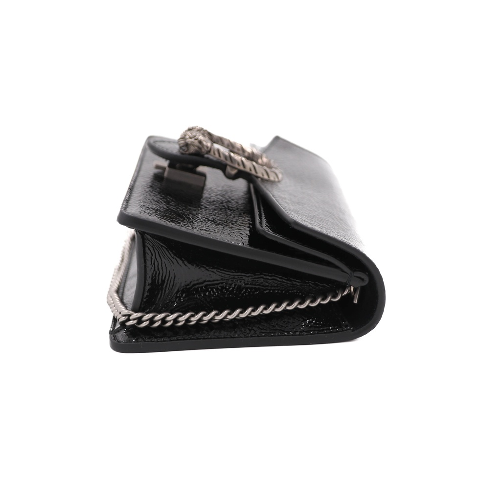 Gucci Dionysus Mini Bag In Black Patent Leather 795368