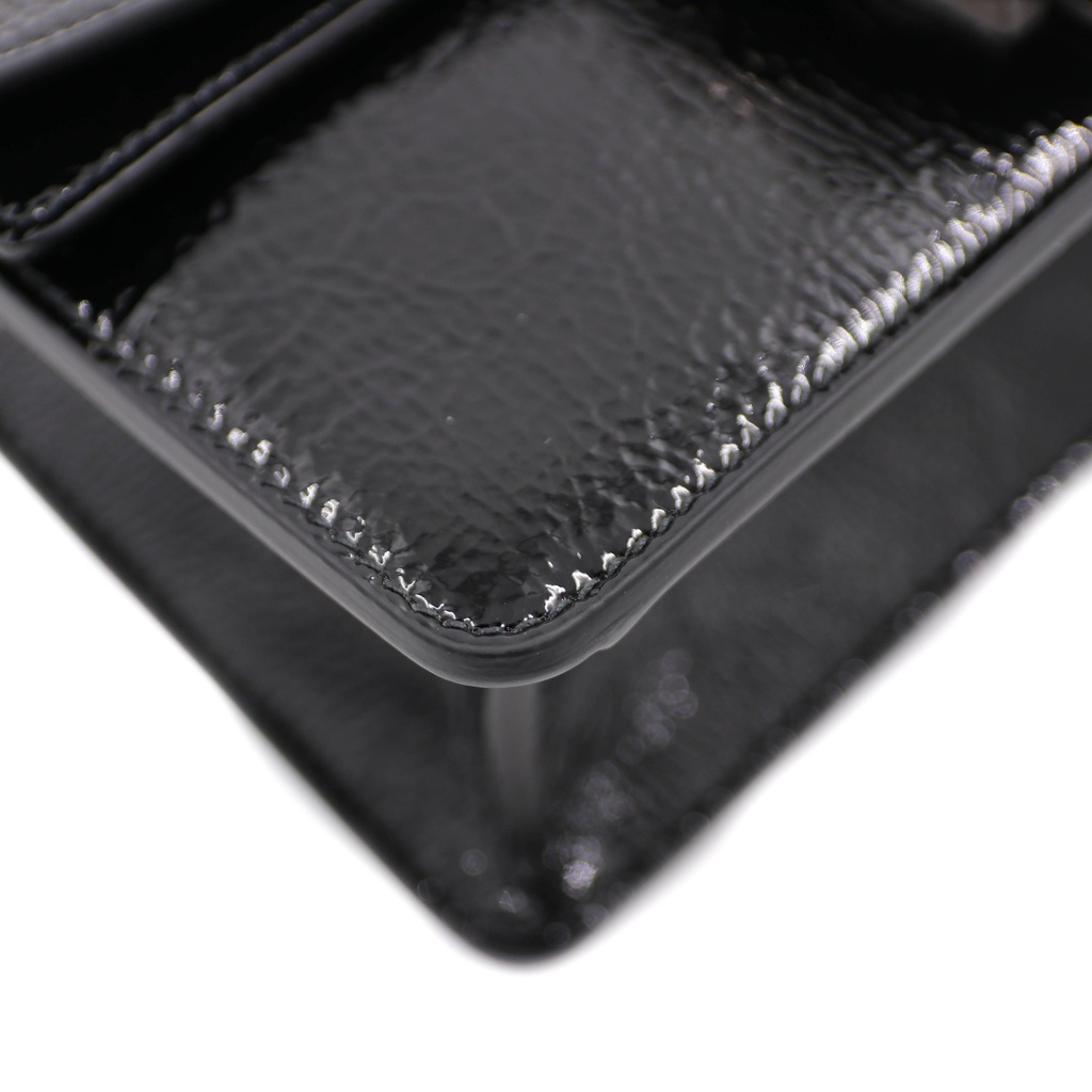 Gucci Dionysus Mini Bag In Black Patent Leather 795368