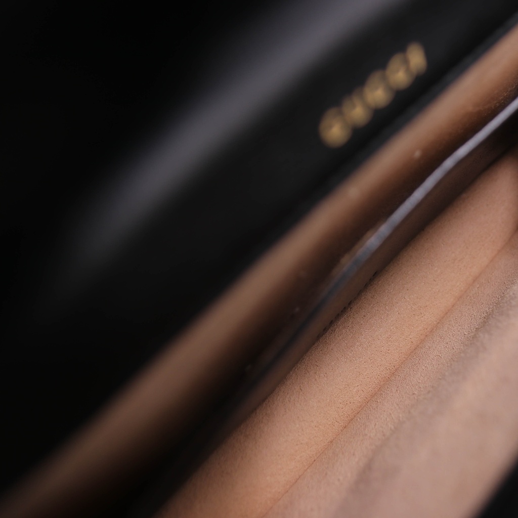 Gucci Horsebit 1955 Small Shoulder Bag Black 752002