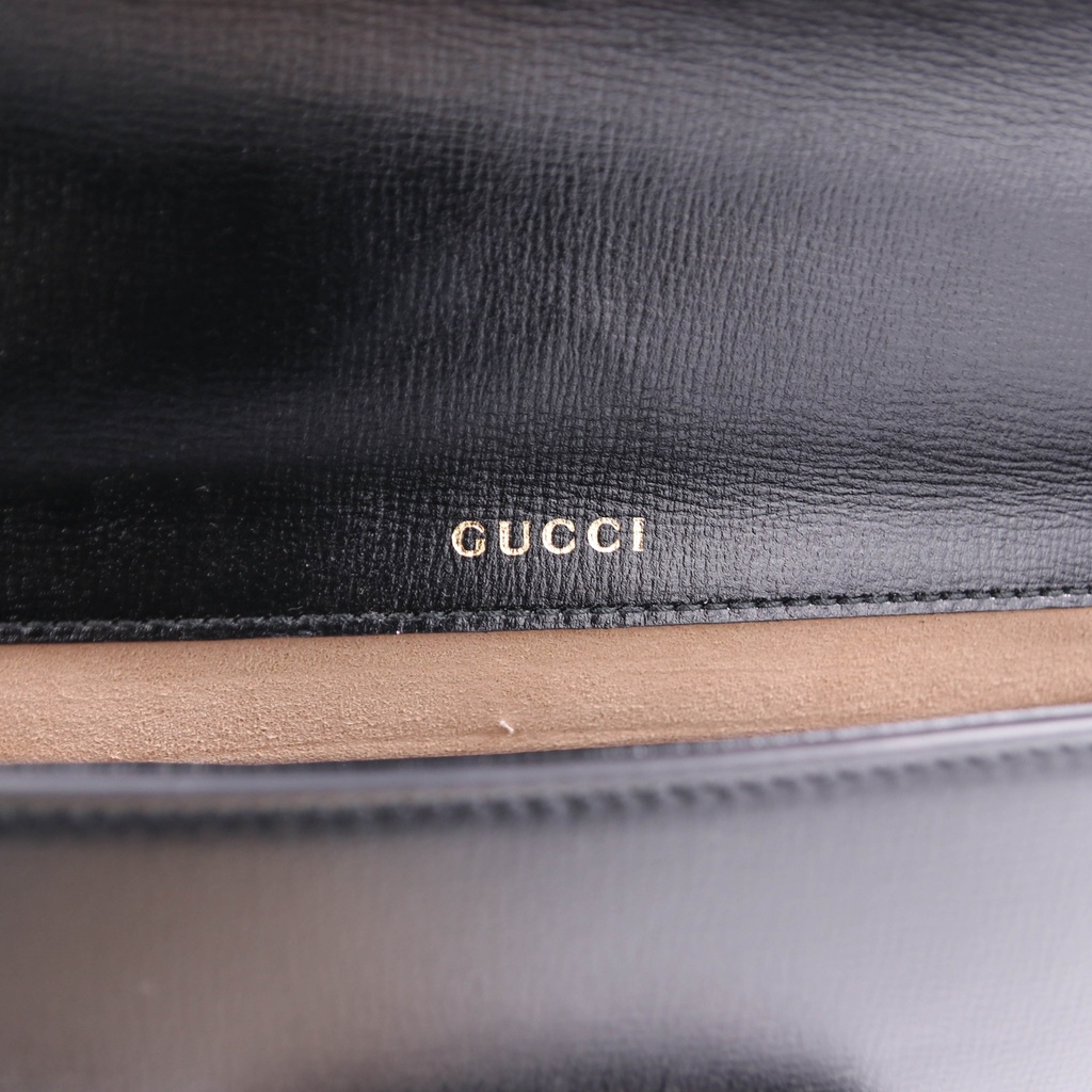 Gucci Horsebit 1955 Small Shoulder Bag Black 752002