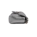 Gucci GG Marmont small shoulder bag in Silver Leather 837280