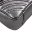 Gucci GG Marmont small shoulder bag in Silver Leather 837280