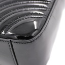 Gucci GG Marmont Small Patent Shoulder Bag Matelassé Black 443497