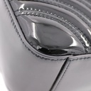 Gucci GG Marmont Small Patent Shoulder Bag Matelassé Black 443497