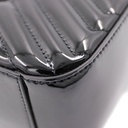 Gucci GG Marmont Small Patent Shoulder Bag Matelassé Black 443497