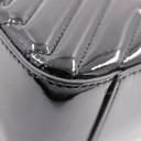 Gucci GG Marmont Small Patent Shoulder Bag Matelassé Black 443497