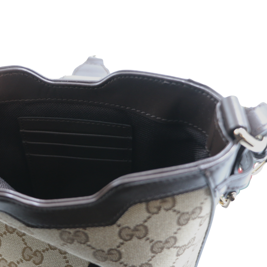 Gucci GG Shadow Mini Bucket Shoulder Bag Canvas 782919