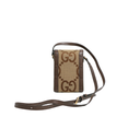 Gucci GG Supreme Horsebit 1955 Mini Brown Bag 625615