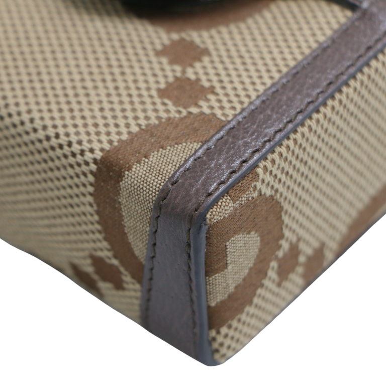 Gucci GG Supreme Horsebit 1955 Mini Brown Bag 625615