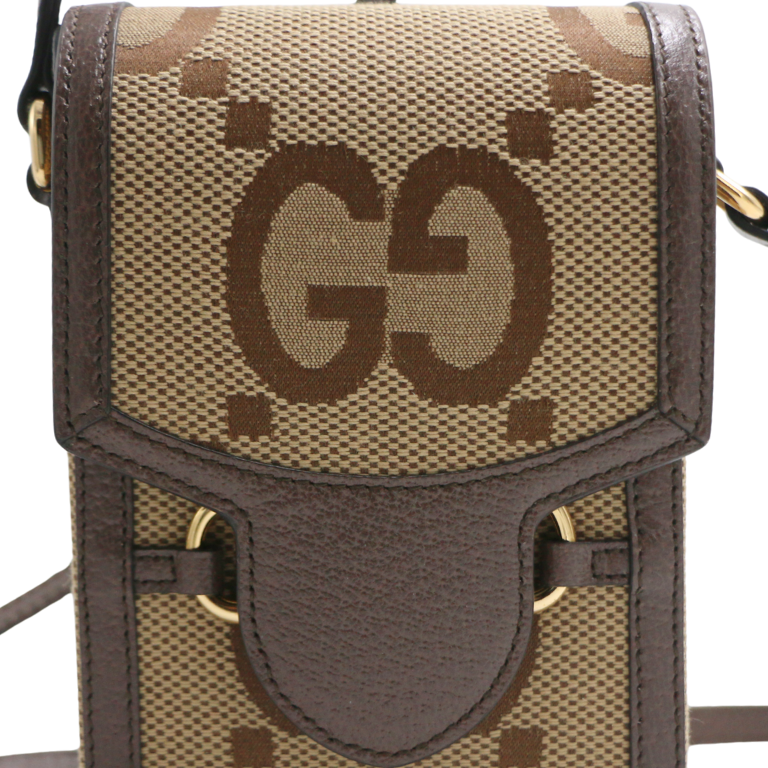 Gucci GG Supreme Horsebit 1955 Mini Brown Bag 625615