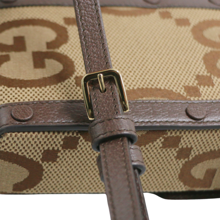 Gucci GG Supreme Horsebit 1955 Mini Brown Bag 625615