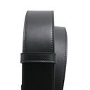 Gucci GG Black Leather Belt with Shiny Buckle 406831 85 34