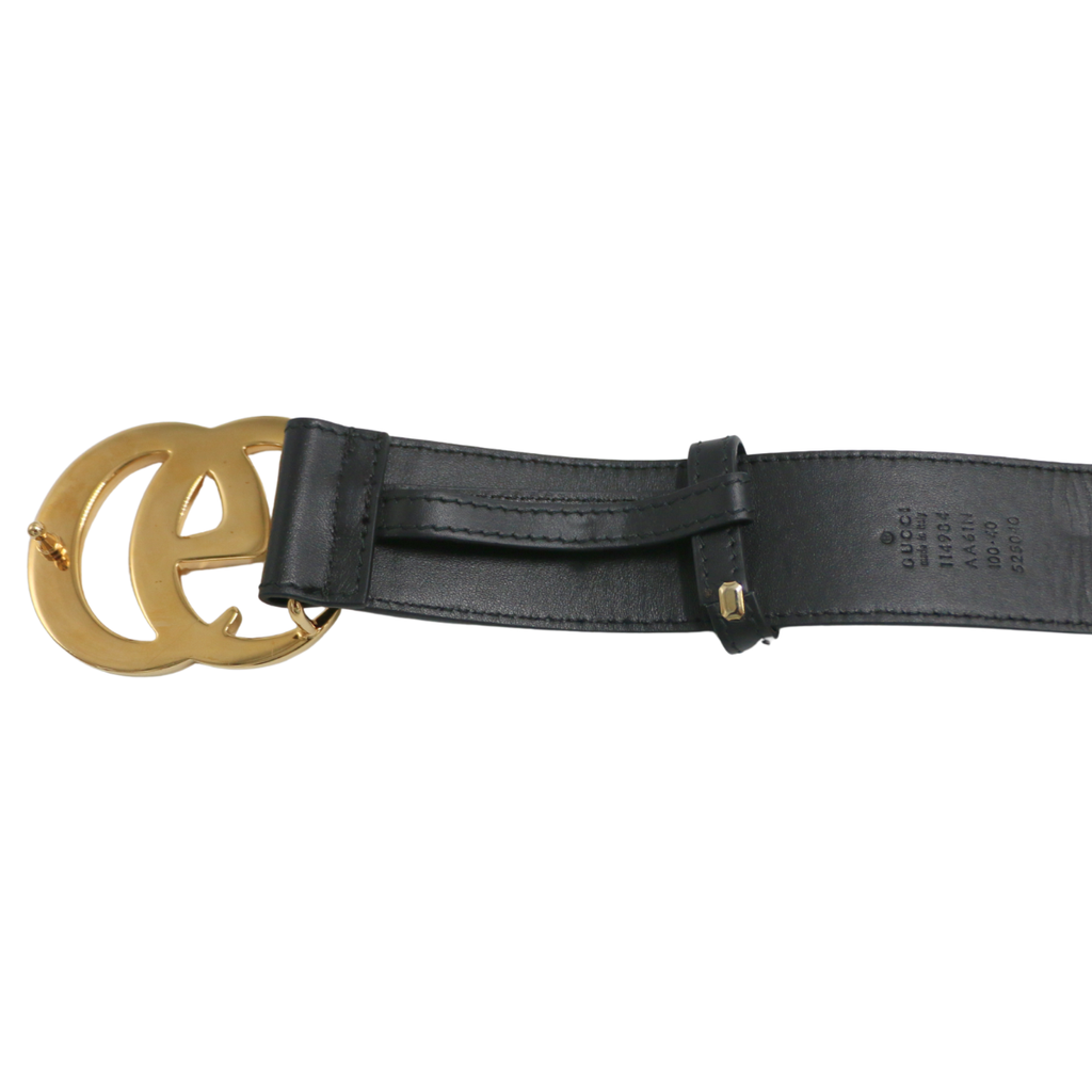 Gucci Belt with Interlocking G Buckle Belt 114984 In Size 100 40