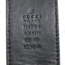 Gucci Belt with Interlocking G Buckle Belt 114984 In Size 100 40