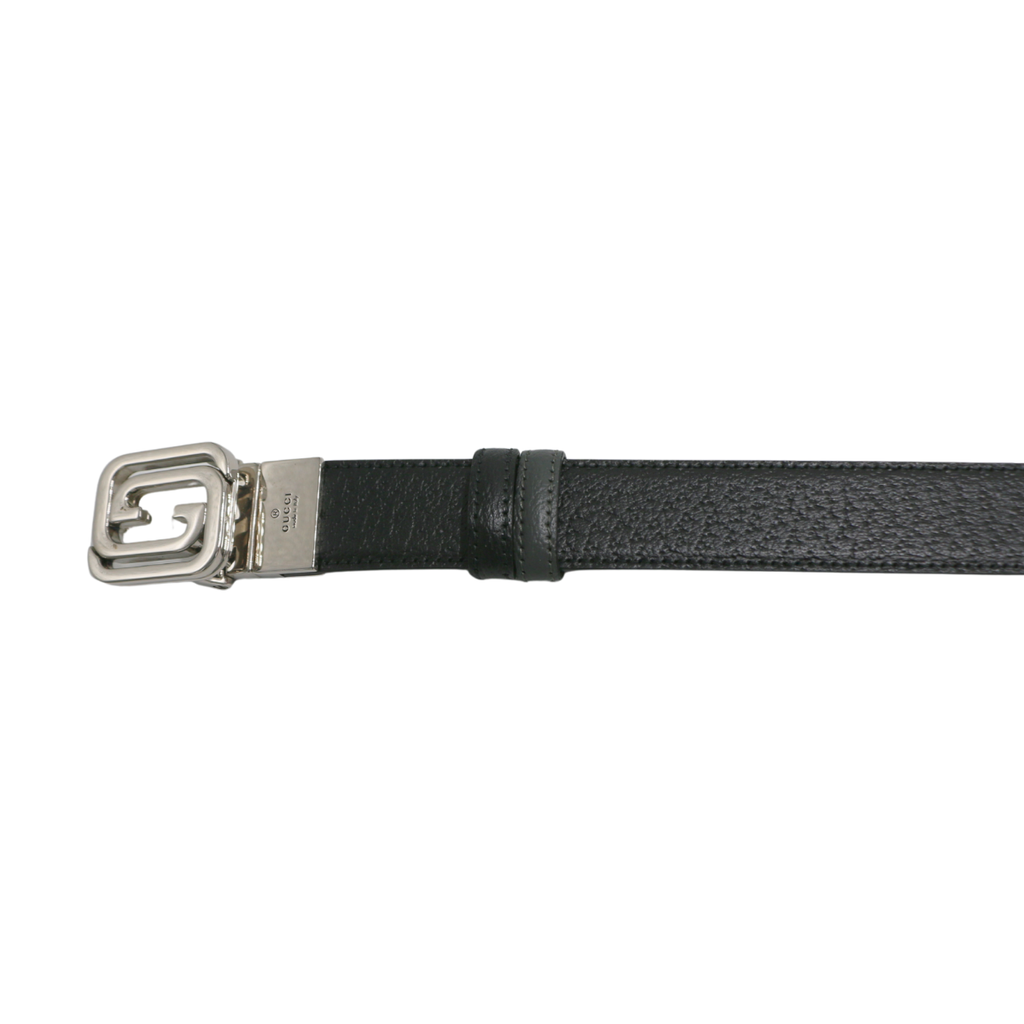 Gucci Reversible Belt with Squared Interlocking G Belt 715603 In Size 85 34