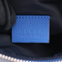 Gucci GG Belt Bag In White and Blue 502095