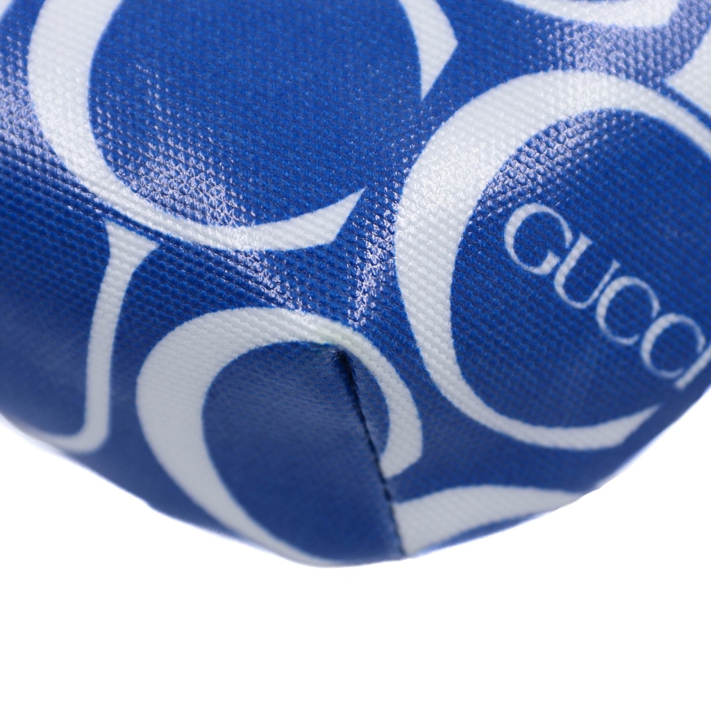 Gucci GG Belt Bag In White and Blue 502095