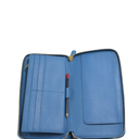 Prada Saffiano Wallet Light Blue