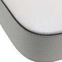 Gucci  X Adidas Textured Calfskin Web Mini Horsebit 1955 White Shoulder Bag 658574