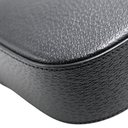 Gucci  X Adidas Textured Calfskin Web Mini Horsebit 1955 Black Shoulder Bag 658574