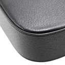 Gucci  X Adidas Textured Calfskin Web Mini Horsebit 1955 Black Shoulder Bag 658574