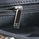 Chanel Black White Sequin Small Single Flap