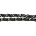 Chanel Black White Sequin Small Single Flap