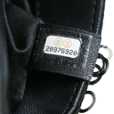 Chanel Black White Sequin Small Single Flap