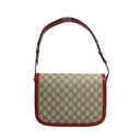 Gucci GG Supreme Horsebit 1955 PVC & Leather Shoulder Bag 602204