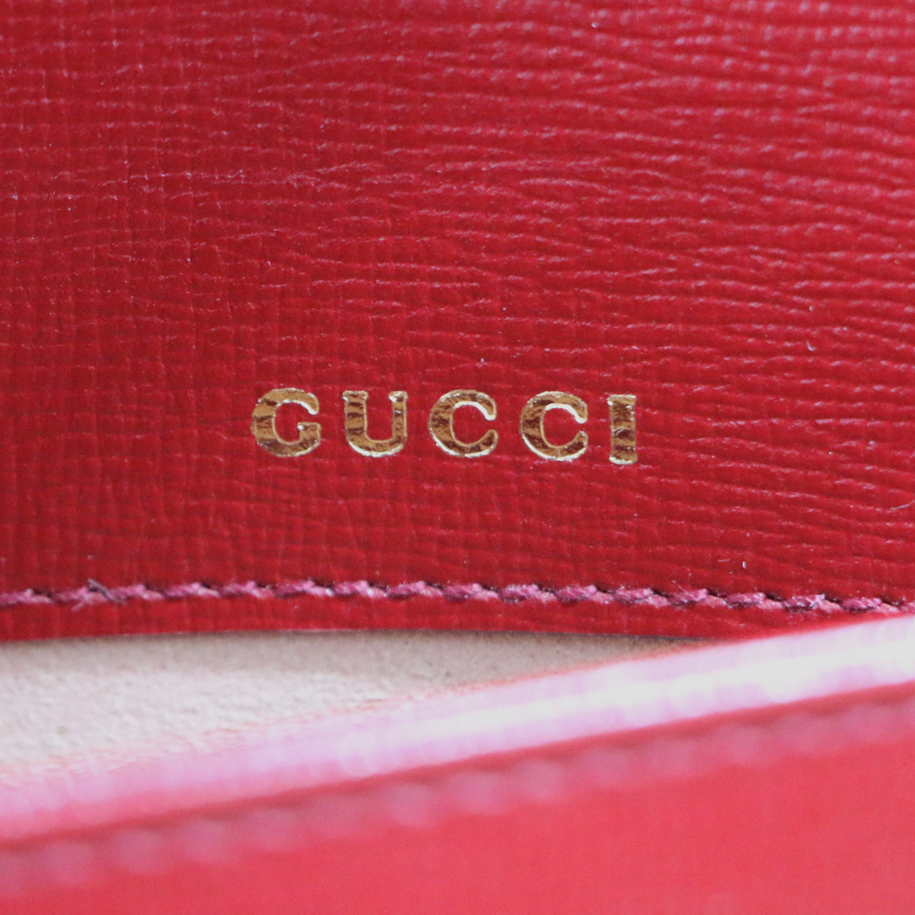 Gucci GG Supreme Horsebit 1955 PVC & Leather Shoulder Bag 602204