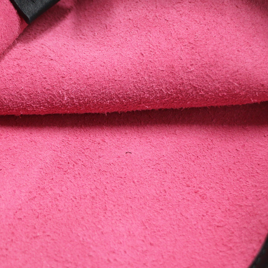 Gucci Hot Pink Leather Trademark Logo Large Backpack 516639