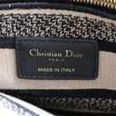 Christian Dior Canvas Embroidered Medium Lady D-Lite Handbag