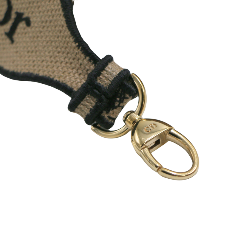 Christian Dior Canvas Embroidered Medium Lady D-Lite Handbag