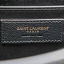 Saint Laurent Manhattan Embossed Shoulder Bag Black