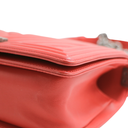 Chanel Calfskin Chevron Quilted Meidum Boy Flap