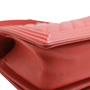 Chanel Calfskin Chevron Quilted Meidum Boy Flap